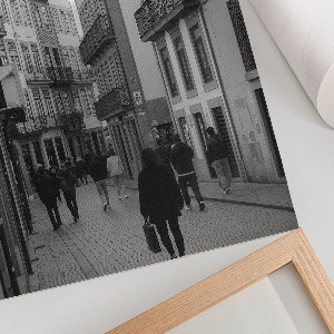 Retro poszter Městská scéna