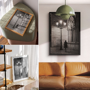 Retro plakát Městská lucerna