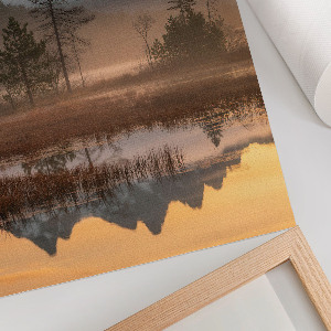 Retro poszter Horská krajina