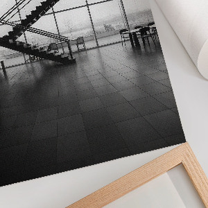 Retro plakát Interiér schodů