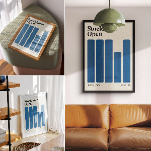 Poszter kép Otevřeno ve Stockholmu