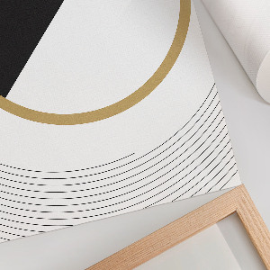 Retro plakát Geometrická kompozice