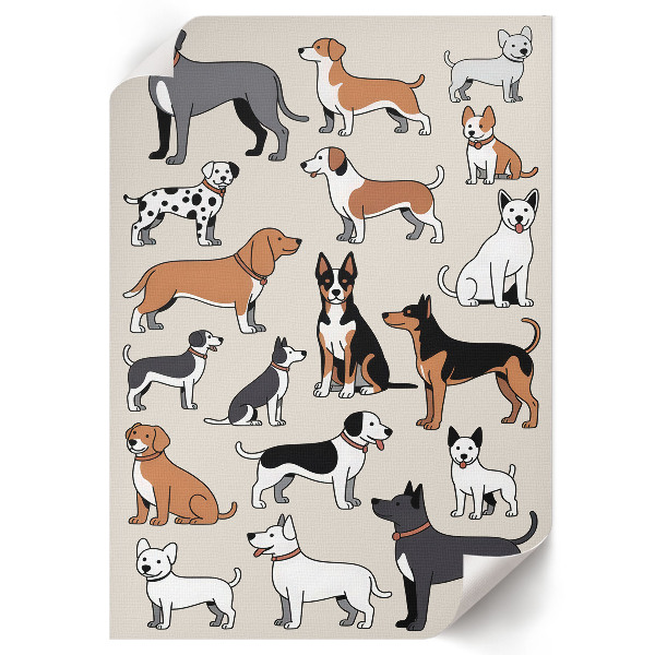 Poszter kép Ilustrace psa