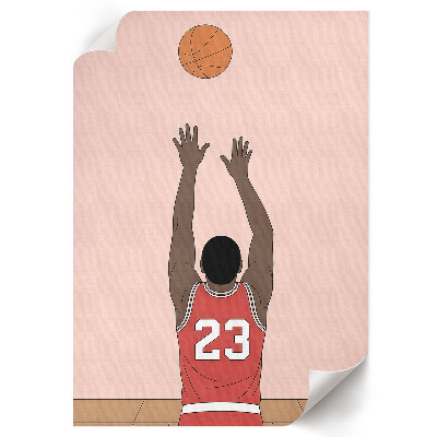 Retro plakát Basketbalista č. 23