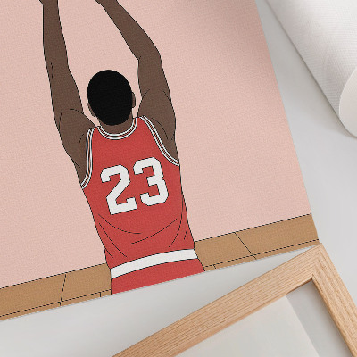 Retro plakát Basketbalista č. 23