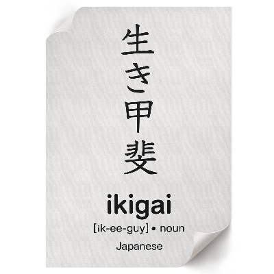 Retro plakát Japonská typografie