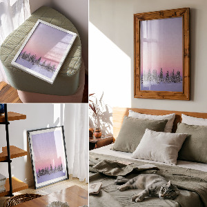 Poszter kép Zimní krajina