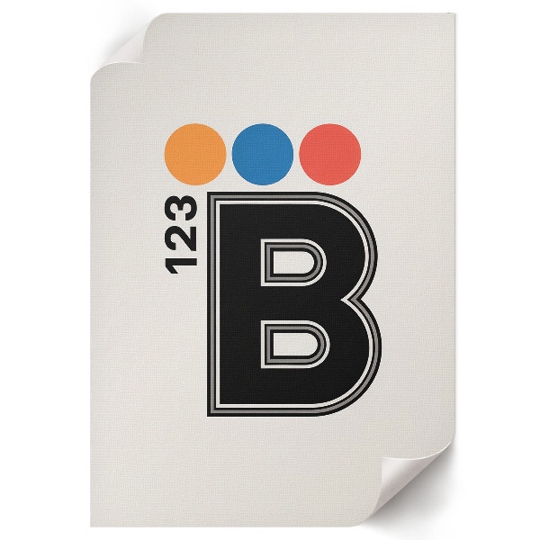 Poszter kép Typografie B123