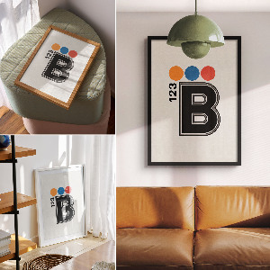 Poszter kép Typografie B123