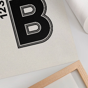 Poszter kép Typografie B123