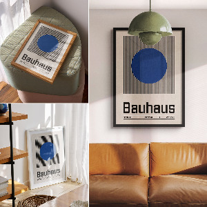 Vintage poszter Bauhaus Design