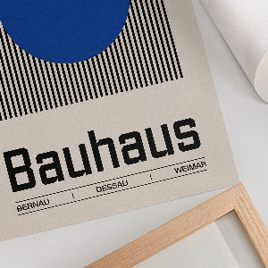 Vintage poszter Bauhaus Design