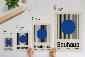 Vintage poszter Bauhaus Design