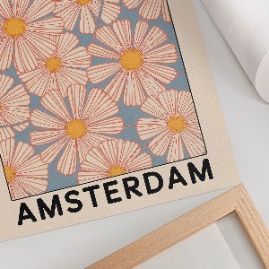 Vintage poszter Květinový plakát