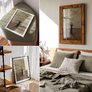 Poszter kép Figura v poli