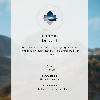 Vintage poszter Horská krajina