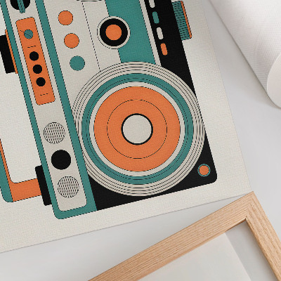 Poszter kép Retro boombox