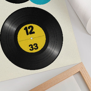 Retro poszter Vinylové umění