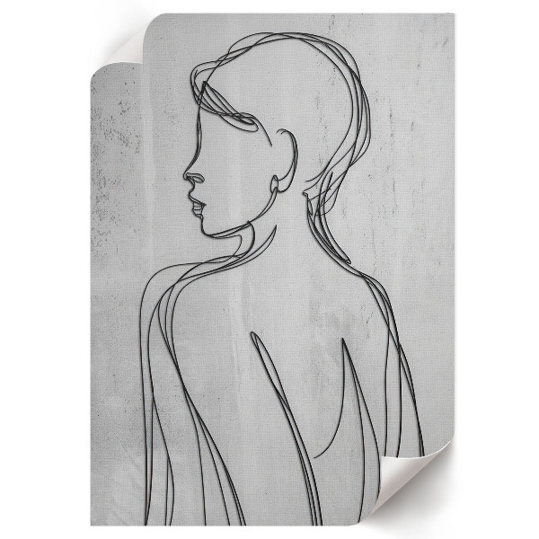 Poszter kép Minimalistický profil