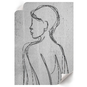 Poszter kép Minimalistický profil
