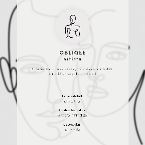 Vintage poszter Profil obličeje