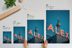 Retro plakát Moderní architektura