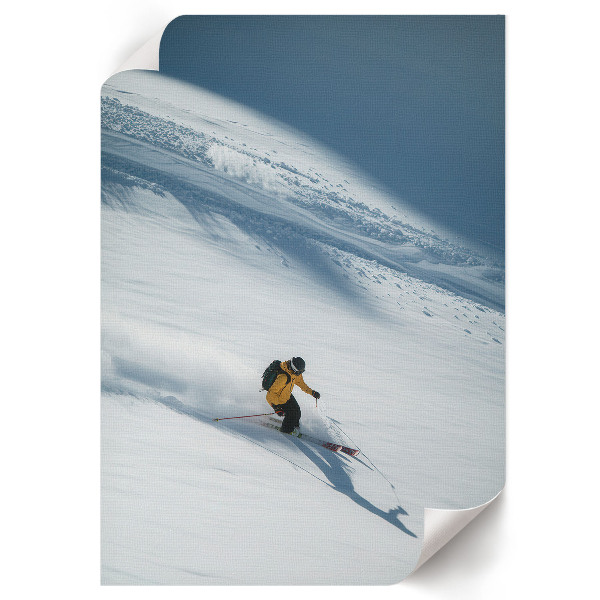 Vintage poszter Zimní sestup