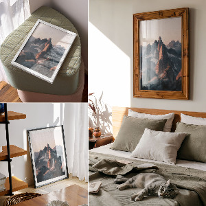 Retro poszter Horský západ