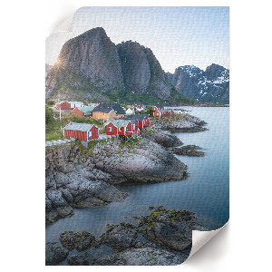 Retro plakát Horské útočiště