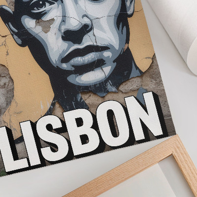 Poszter kép Lisabonská nástěnná malba
