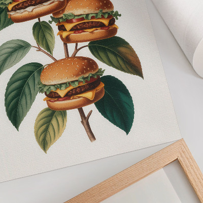 Retro poszter Burger Tree