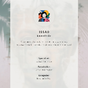 Retro plakát Surrealistický portrét