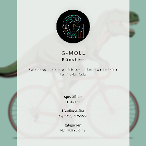 Vintage poszter Dinosaurus na kole