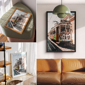 Poszter kép Graffiti tramvaj