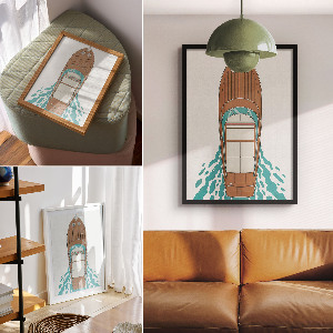 Poszter kép Stylová jachta