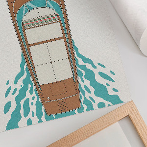 Poszter kép Stylová jachta