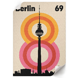 Poszterkép Berlinről vintage stílusban