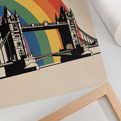 Vintage poszter Duhový most
