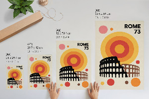 Retro poszter Retro Řím