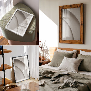 Retro plakát Bílé křivky