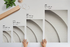 Retro plakát Bílé křivky