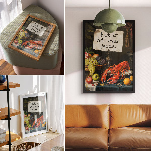 Poszter kép Stůl s jídlem