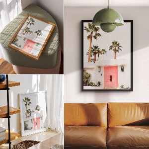 Vintage poszter Palmy na dveřích