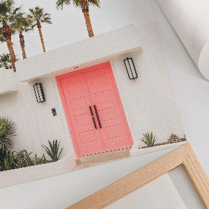 Vintage poszter Palmy na dveřích