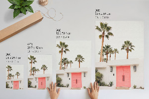 Vintage poszter Palmy na dveřích