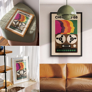 Retro poszter Retro estetika