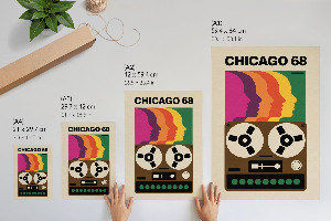 Retro poszter Retro estetika