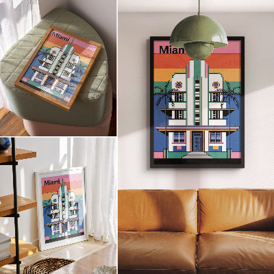 Poszter kép Art Deco v Miami