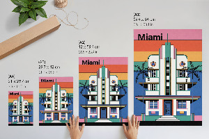 Poszter kép Art Deco v Miami