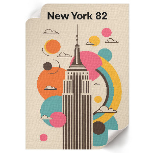 Vintage poszter New Yorkról